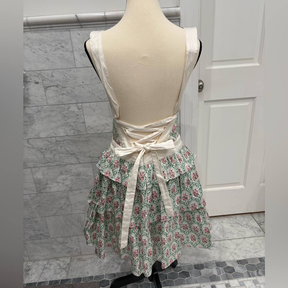 NWT - Rachel Parcell Ivory Floral Poplin Dress - Picture 2 of 5